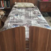 تختخواب دونفره فلزی با تشک|تخت و سرویس خواب|کاشان, گبرها|دیوار