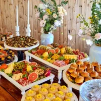 فینگرفود،مزه تنقلات ،دسر،کیک و شیرینی،میوه آرایی