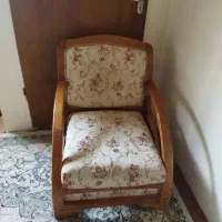 مبل قدیمی چوب اصل|مبلمان خانگی و میز عسلی|اسفراین, |دیوار