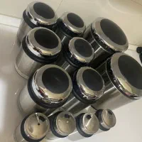 سرویس حبوبات و ادویه استیل