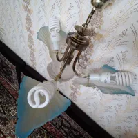 لوستری ۳شعله کریستالی|لوستر و چراغ آویز|لنگرود, |دیوار