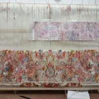 فرش نیمه کاره خطیبی|فرش|تبریز, |دیوار