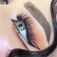 مدل میکاپ فقط 400