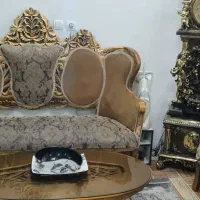 مبل استیل ۹نفر. نهار خوری ۶نفر. تخت ۲نفره جکدار|مبلمان خانگی و میز عسلی|تهران, نیکنام|دیوار