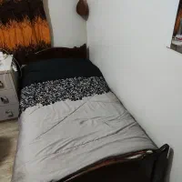 تخت چوبی با تشک رویا