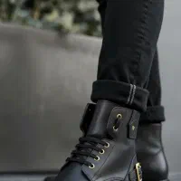 نیم بوت چرم مردانه