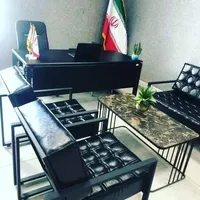 مبل میز کانتر پیشخوان نیمست نیمکت چرم گیم کنفرانس|دفتر کار|گنبد کاووس, |دیوار