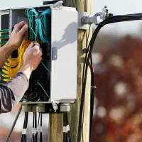 دراپ کشی و فیوژن فیبر نوری