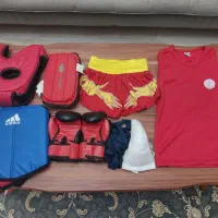 لباس ووشو به همراه لوازم