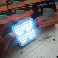 پروژکتور شارژی خورشیدی سولار پاور بانک دار تایپ c