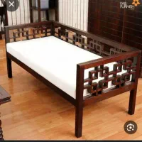 کرسی تخت سنتی چوبی|تخت و سرویس خواب|تفرش, |دیوار