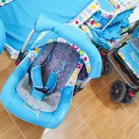 ست کالسکه کیسه خواب ،کریر،ساک و گهواره کودک|کالسکه و لوازم جانبی|هندیجان, |دیوار