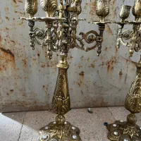 شمعدانی برنج|لوستر و چراغ آویز|ری, عباسآباد|دیوار