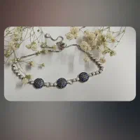 دستبند تنیسی نقره عیار ۹۲۵ با آبکاری رادیوم|جواهرات|زاهدان, |دیوار