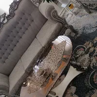 مبل استیل و میز عسلی در حد نو|مبلمان خانگی و میز عسلی|باغستان, |دیوار