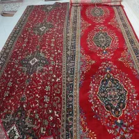 ۲ عدد فرش کناره قرمز