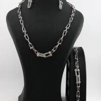 سرویس و نیم ست طرح جواهر نقره