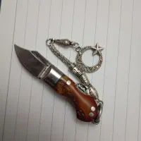 چاقوی کلکسیونی دنده ای مینیاتوری بابا دسته کهربا