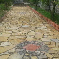 سنگ مالون ورقه ای/ کوبیک. کف و دیوار. محوطه سازی|مصالح و تجهیزات ساختمان|رشت, استادسرا|دیوار