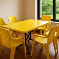 صندلی پلاستیکی طرح مربعی کد 524