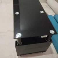 میز تلویزیون شیشه ای