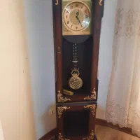 ساعت ایستاده چوبی