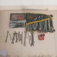 آچار دوسر رینگ جک بکس کامل وچند عدد آچار تکی جرمنی|ابزارآلات|ایلام, |دیوار