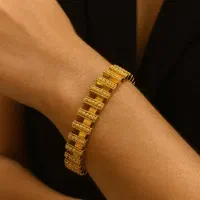 دستبند النگویی البرنادو وگوشواره پنجشیر
