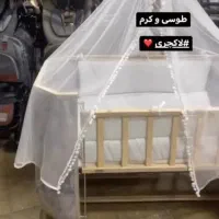تخت خواب کنار مادر طرح گهواره ای