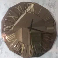 ساعت دیواری آینه ای در حد