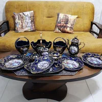 سرویس چینی سورمه ای برند ورسای طرح لیلی و مجنون|ظروف سرو و پذیرایی|تهران, مجیدیه|دیوار