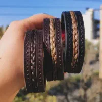 دستبند چرم موی یار|بدلیجات|اراک, |دیوار