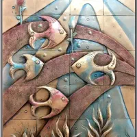 فروش ویژه کتیبه سفالی دیواری|مصالح و تجهیزات ساختمان|سیرجان, |دیوار