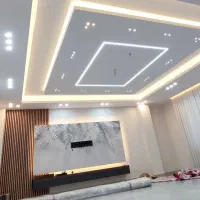 اجرای کناف پی وی سی تایل ۶۰×۶۰|خدمات پیشه و مهارت|داران, |دیوار