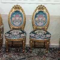 مبلمان سلطنتی ۱۵نفره کاملا سالم چوب گردو|مبلمان خانگی و میز عسلی|قزوین, |دیوار
