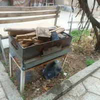 منقل با پایه و انبر