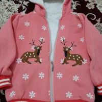 لباس یلدایی وسویشرت دخترانه در حد نو|کفش و لباس بچه|بهارستان, |دیوار