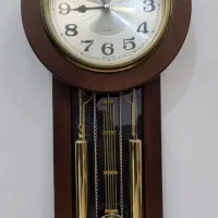 ساعت دیواری چوبی آنتیک قدیمی