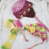 کلاه و چادر دخترانه