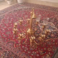 یک عدد لوستر برنجی نو و کم کار کرده|لوستر و چراغ آویز|اصفهان, محمودیه|دیوار