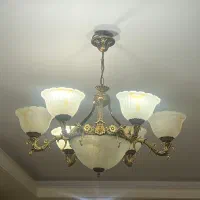 لوستر کلاسیک ۶ شعله|لوستر و چراغ آویز|تهران, شهرک آزمایش|دیوار