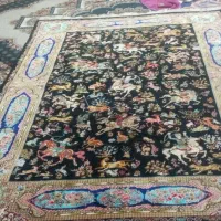 فرش تمام ابریشم|فرش|پیشوا, |دیوار