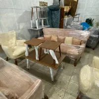 مبل مینی مال ۷نفره بامیز عسلی