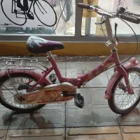 دوچرخه دخترانه سایز ۱۶ تاشو ژاپنی