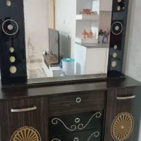 میز آرایش سالم قهوه ای