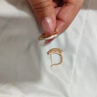 گوشواره ژوپینک اصل رنگ ثابت نو