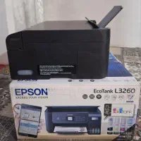 پرینتررنگی اپسون جوهر افشان L3260 داری وافای تمیز|پرینتر، اسکنر، کپی، فکس|ایلام, |دیوار