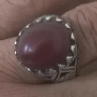 انگشتر با نگین قدیمی نقره