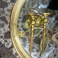 دیوارکوب با آبکاری طلایی