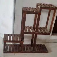 استند گل چوبی